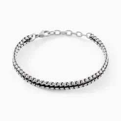 Histoire d'Or Bracelet Dilhan Acier Blanc Clearance