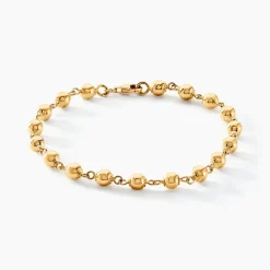 Histoire d'Or Bracelet Diona Diona Maille Boule Or Jaune Discount