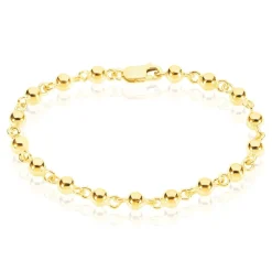 Histoire d'Or Bracelet Diona Maille Boule Or Jaune Sale
