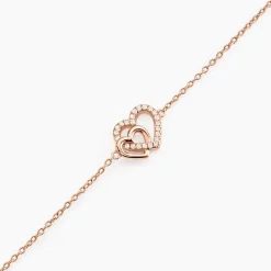 Histoire d'Or Bracelet Donatiane Argent Rose Oxyde De Zirconium argent rose oxyde zirconium Hot