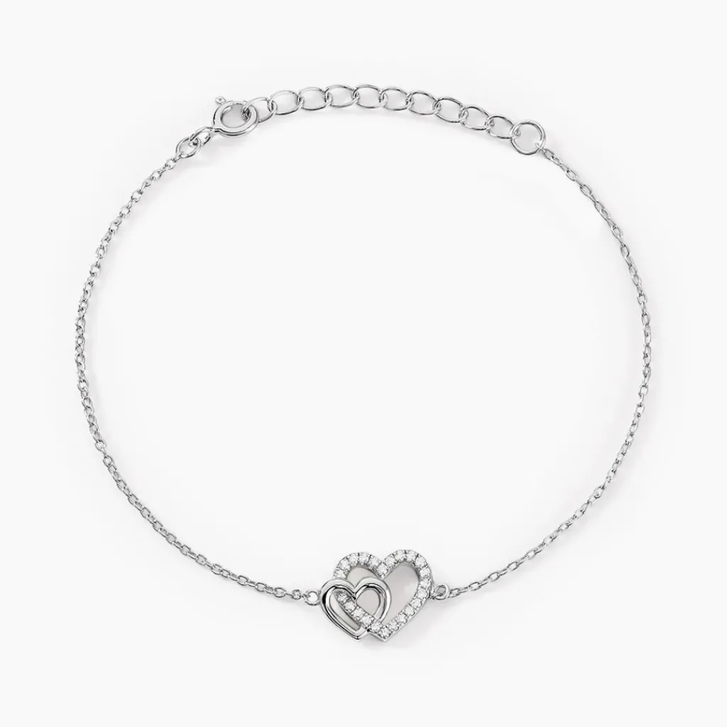 Histoire d'Or Bracelet Donatiane De Zirconium argent blanc oxyde Best