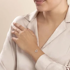 Histoire d'Or Bracelet Donatiane De Zirconium argent blanc oxyde Best