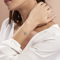 Histoire d'Or Bracelet Douglas Argent Blanc Oxyde De Zirconium Best