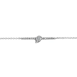 Histoire d'Or Bracelet Drop Or Blanc Diamant