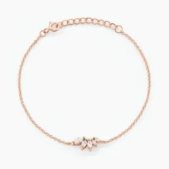 Histoire d'Or Bracelet Duchesse De Zirconium argent rose oxyde Discount