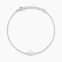 Histoire d'Or Bracelet Duchesse De Zirconium argent blanc oxyde Online