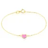 Histoire d'Or Bracelet Dulcie Coeur Or Jaune Nacre Clearance
