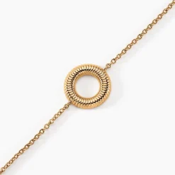 Histoire d'Or Bracelet Dune Plaqué Or Doré Clearance