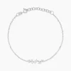 Histoire d'Or Bracelet Eclat d'Aurore Argent Blanc Oxyde De Zirconium Clearance