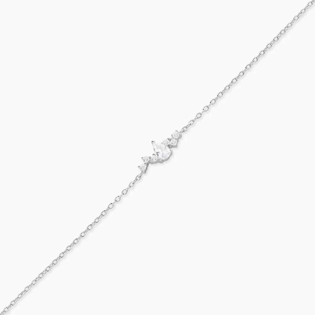 Histoire d'Or Bracelet Eclat d'Aurore Argent Blanc Oxyde De Zirconium Clearance