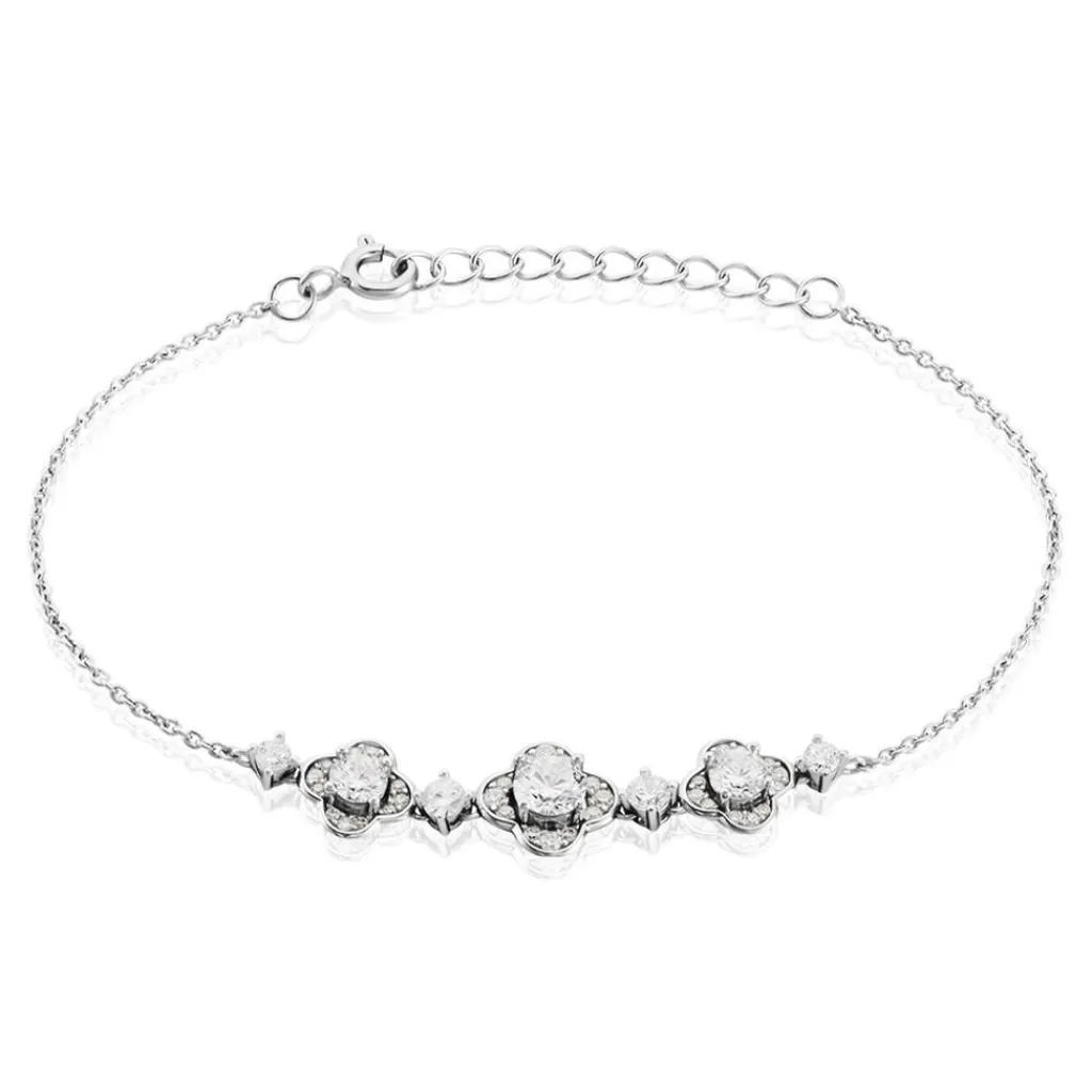 Histoire d'Or Bracelet Edyta Argent Blanc Oxyde De Zirconium