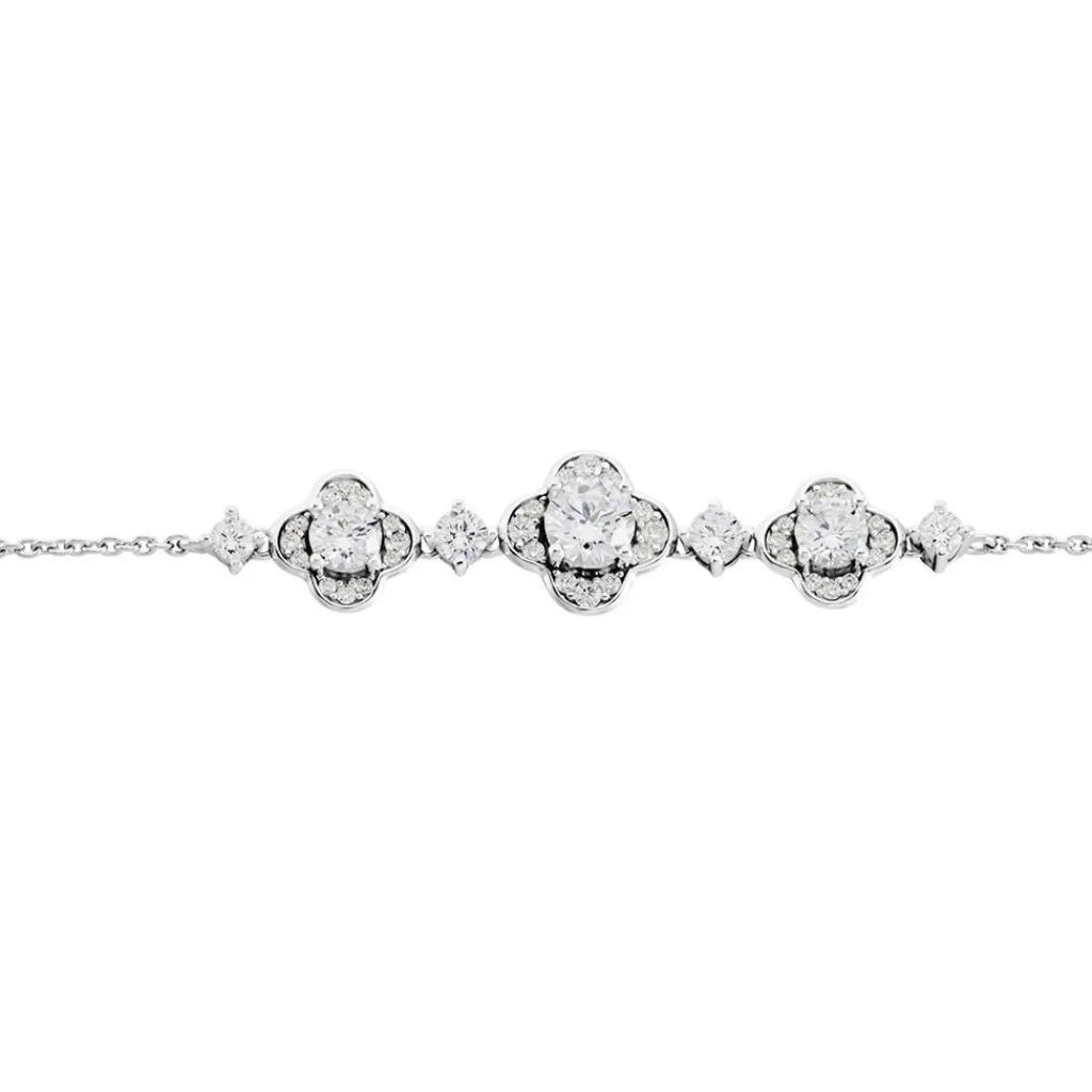 Histoire d'Or Bracelet Edyta Argent Blanc Oxyde De Zirconium