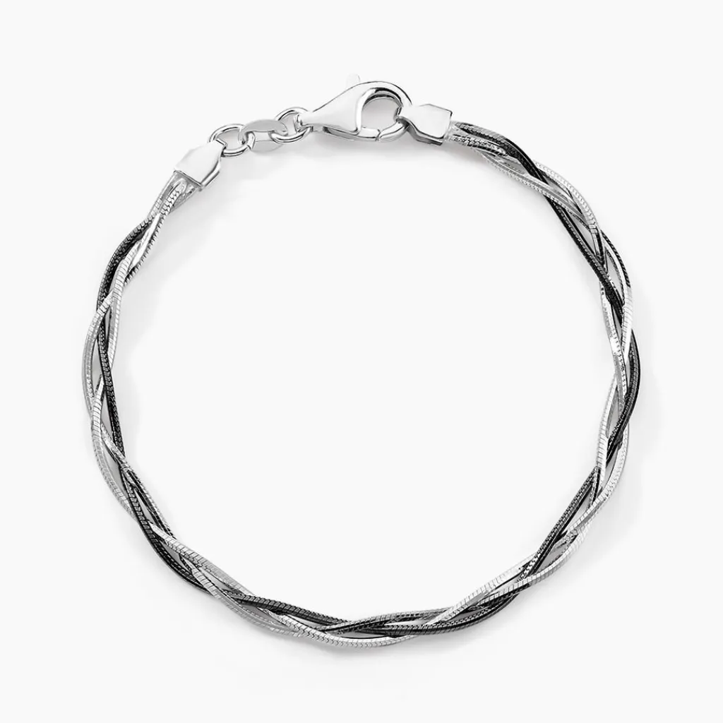 Histoire d'Or Bracelet Eira argent bicolore New