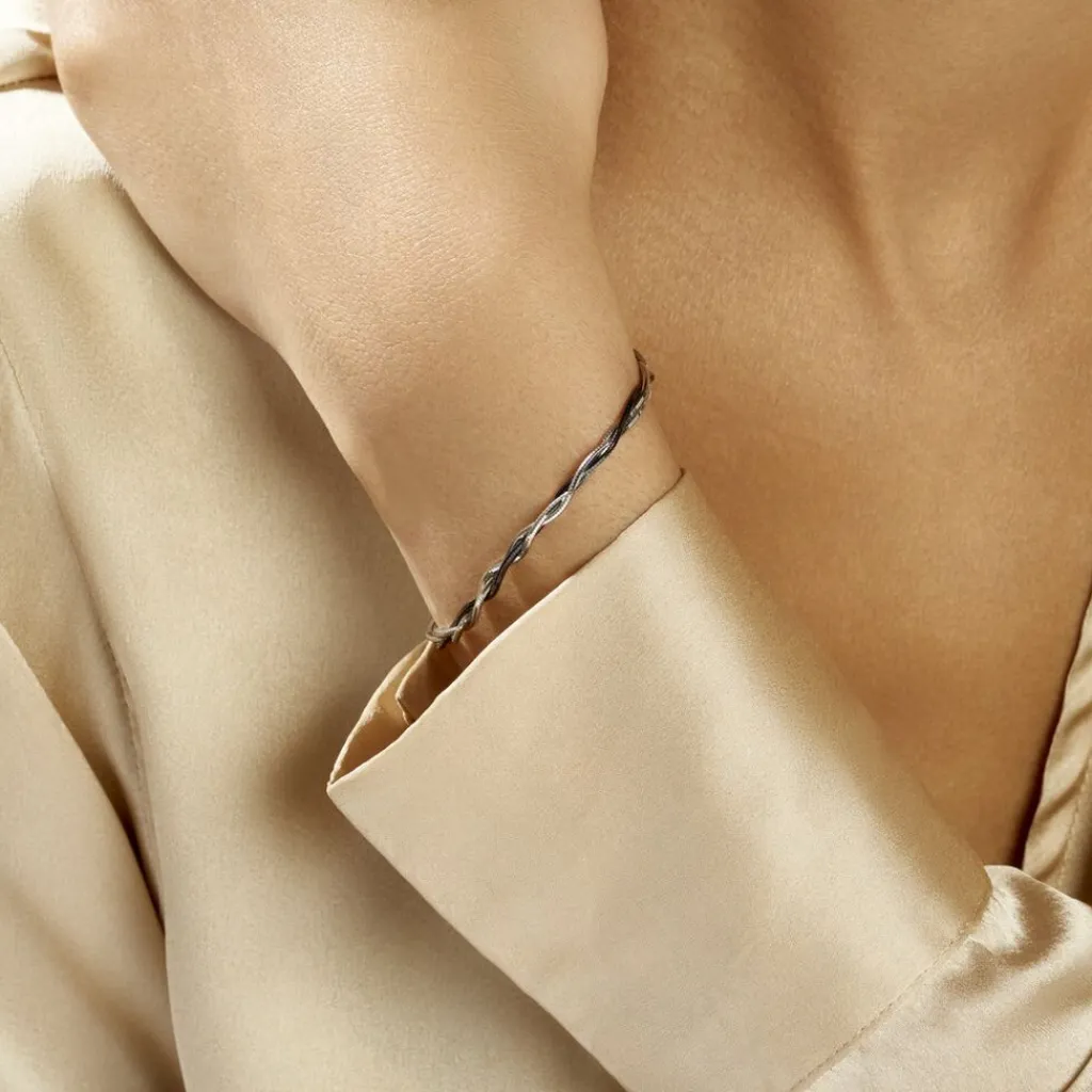 Histoire d'Or Bracelet Eira argent bicolore New