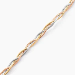 Histoire d'Or Bracelet Eira argent tricolore Outlet