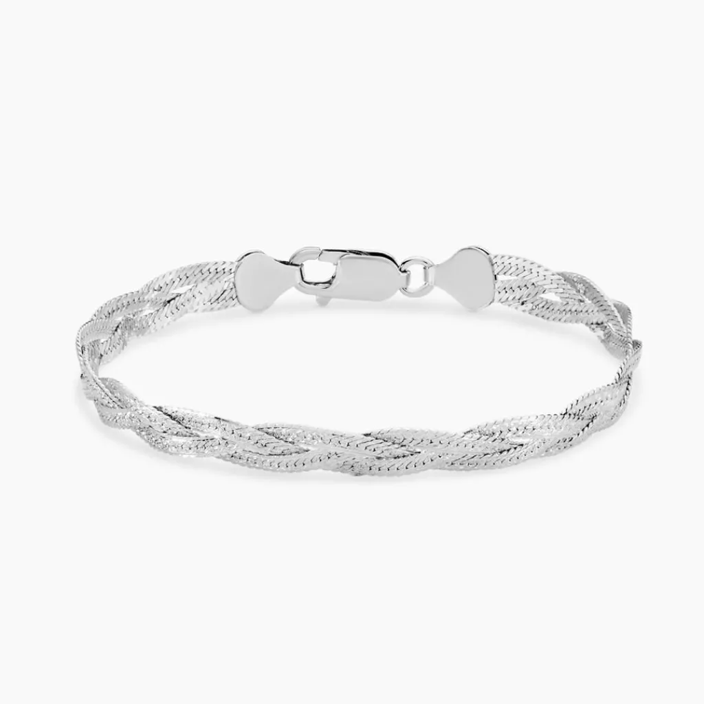 Histoire d'Or Bracelet Elae argent blanc New