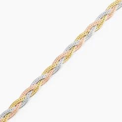 Histoire d'Or Bracelet Elae argent tricolore Clearance