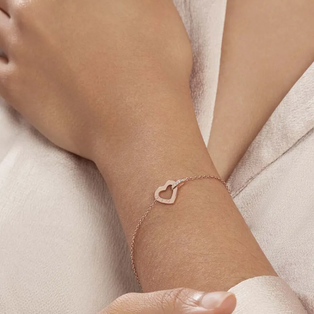 Histoire d'Or Bracelet Elanda De Zirconium argent rose oxyde Clearance