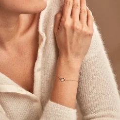 Histoire d'Or Bracelet Eliana Or Jaune Oxyde De Zirconium or jaune oxyde rose Online