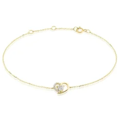 Histoire d'Or Bracelet Eliana Or Jaune Topaze Oxyde De Zirconium or jaune topaze bleu sky New