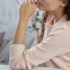 Histoire d'Or Bracelet Elinia Argent Blanc Oxyde De Zirconium Hot