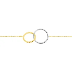 Histoire d'Or Bracelet Elizabeta Or Bicolore Discount