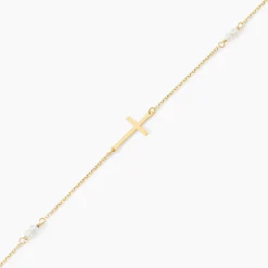 Histoire d'Or Bracelet Elsabeth Or Jaune Perle De Culture Best