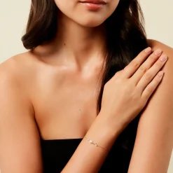 Histoire d'Or Bracelet Elysia Or Jaune Perle De Culture Oxyde De Zirconium Clearance