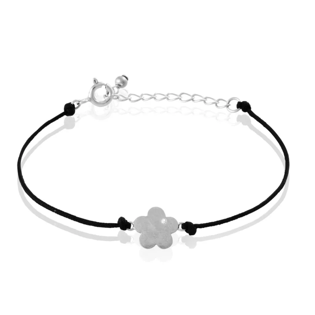 Histoire d'Or Bracelet Emeraude Argent Blanc Oxyde De Zirconium Clearance