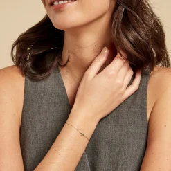 Histoire d'Or Bracelet Emotion Or Jaune Emeraude Diamant or jaune émeraude Clearance