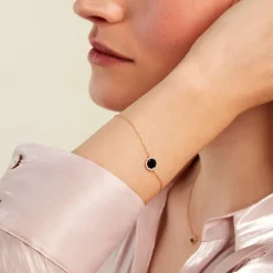 Histoire d'Or Bracelet Enos Or Jaune Oxyde De Zirconium Best