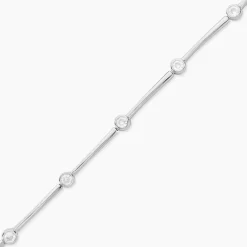 Histoire d'Or Bracelet Eshan Argent Blanc Oxyde De Zirconium Hot