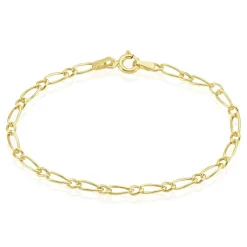 Histoire d'Or Bracelet Esma Maille Alternee 1/3 Or Jaune Outlet