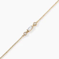 Histoire d'Or Bracelet Estela Plaque Or Jaune Oxyde De Zirconium Best