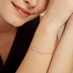 Histoire d'Or Bracelet Etta Argent Blanc Hot