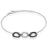 Histoire d'Or Bracelet Eulalie Argent Blanc Céramique Et Oxyde De Zirconium Hot