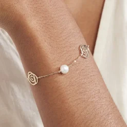 Histoire d'Or Bracelet Evaleen Or Jaune Perle De Culture Outlet