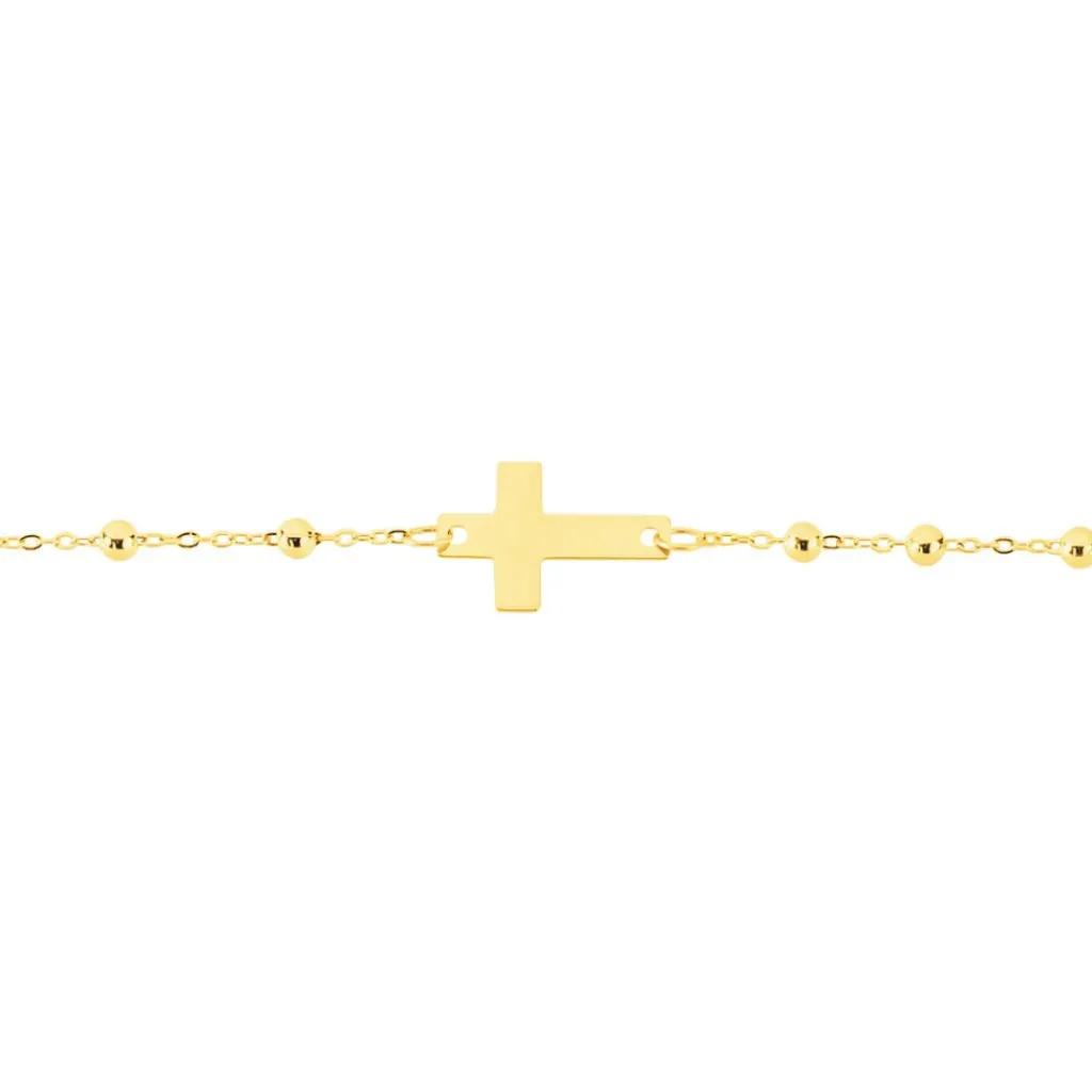 Histoire d'Or Bracelet Evelina Maille Boule Or Jaune Clearance