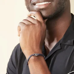 Histoire d'Or Bracelet Fabrice Acier Blanc Outlet