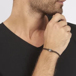 Histoire d'Or Bracelet Fabrice Acier Blanc