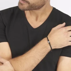 Histoire d'Or Bracelet Fabrice Acier Blanc Clearance