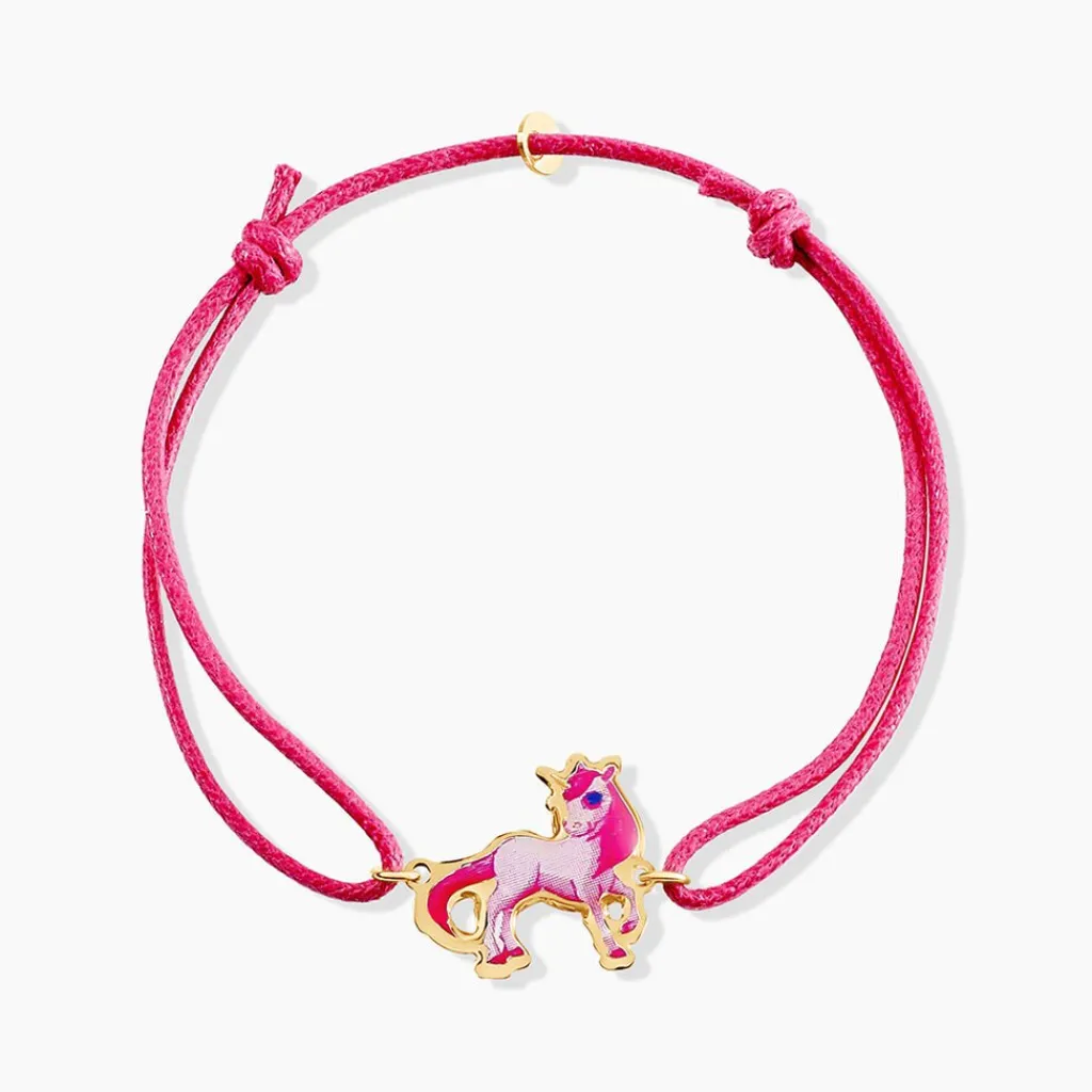 Histoire d'Or Bracelet Fantasila Cheval Or Jaune Sale