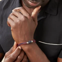 JOURDAN Bracelet Fardaae Acier Blanc Outlet