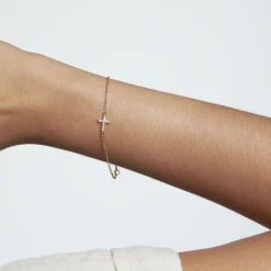 Histoire d'Or Bracelet Fatos Plaqué Or Jaune Oxyde De Zirconium Hot