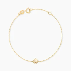 Histoire d'Or Bracelet Fenton Or Jaune Oxyde De Zirconium