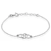 Histoire d'Or Bracelet Flat Argent Blanc Clearance