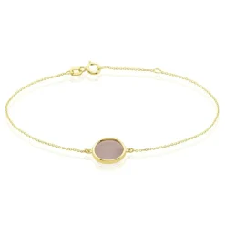 Histoire d'Or Bracelet Florica Or Jaune Calcédoine or jaune calcedoine rose Sale
