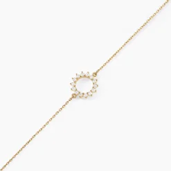 Histoire d'Or Bracelet Flurry Or Jaune Oxyde De Zirconium Hot