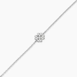 Histoire d'Or Bracelet Fortunata Argent Blanc Oxyde De Zirconium Outlet