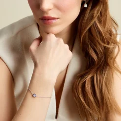 Histoire d'Or Bracelet Fortunata Argent Blanc Oxyde De Zirconium Outlet